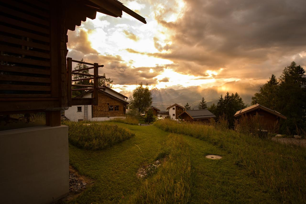 Les Mazots De La Source & Spa Vercorin Esterno foto