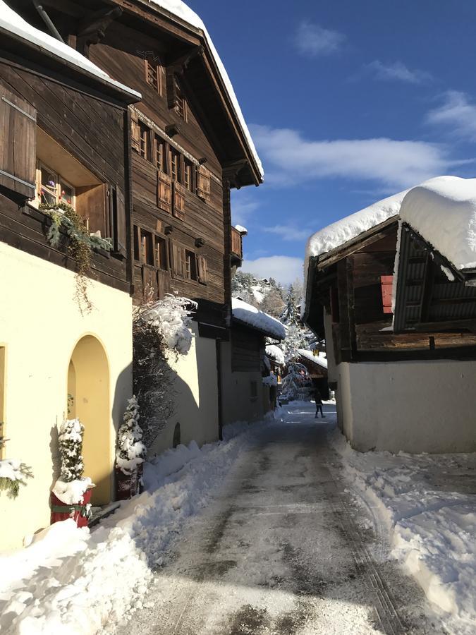 Les Mazots De La Source & Spa Vercorin Esterno foto