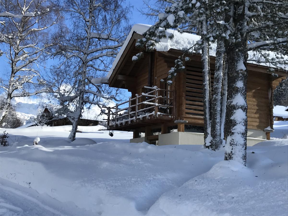 Les Mazots De La Source & Spa Vercorin Esterno foto