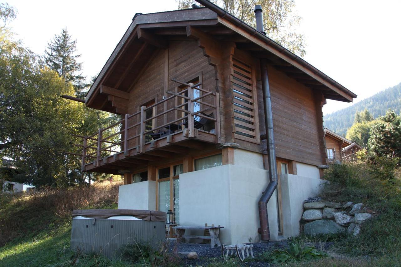 Les Mazots De La Source & Spa Vercorin Esterno foto