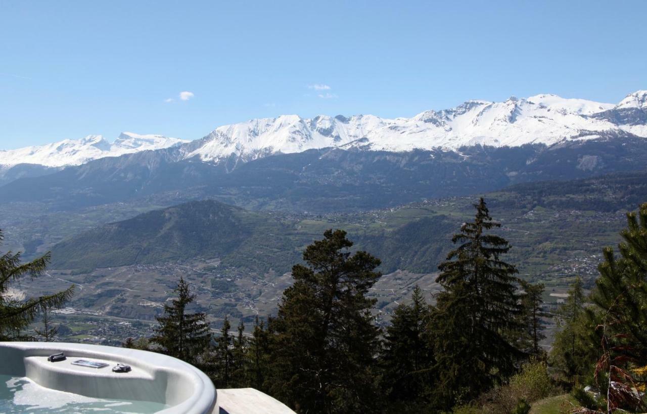 Les Mazots De La Source & Spa Vercorin Esterno foto