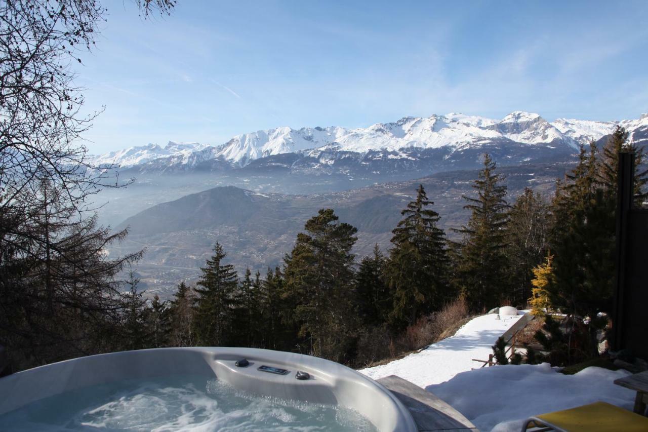 Les Mazots De La Source & Spa Vercorin Esterno foto