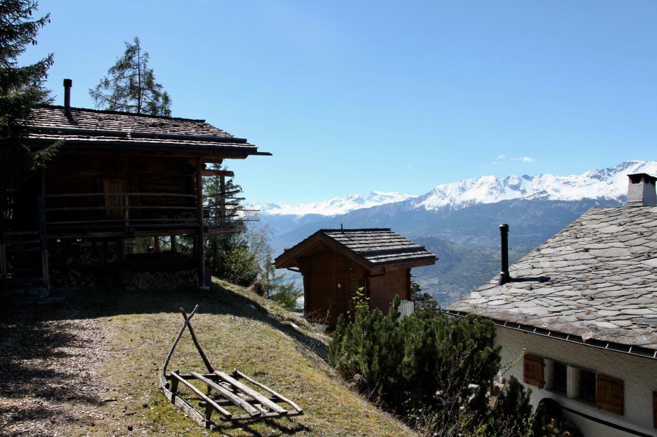 Les Mazots De La Source & Spa Vercorin Esterno foto