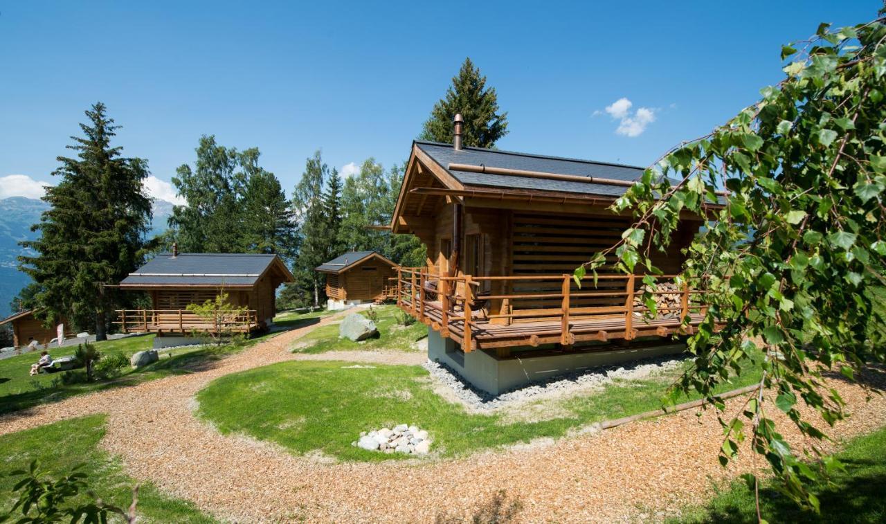 Les Mazots De La Source & Spa Vercorin Esterno foto