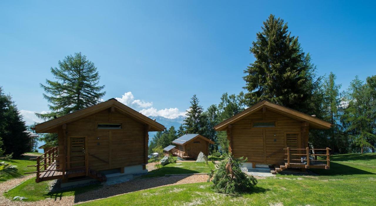 Les Mazots De La Source & Spa Vercorin Esterno foto